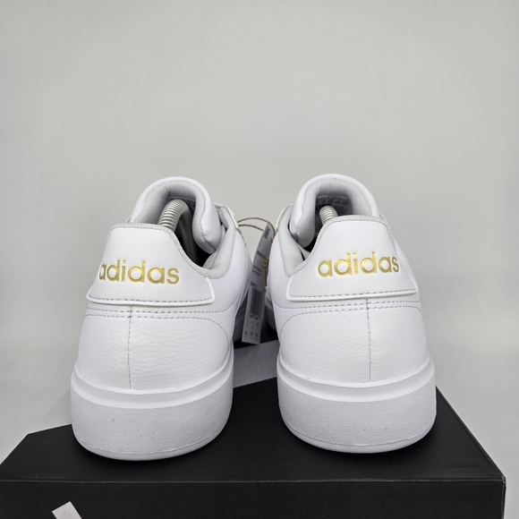 New adidas Grand Court 2.0 Cloud White Gold Metallic Women's Shoes Size 9.5 - Picture 6 of 8